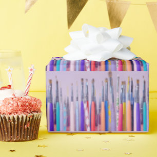 Nail Art Brush Collection Geschenkpapier