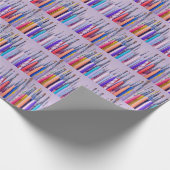 Nail Art Brush Collection Geschenkpapier (Ecke)