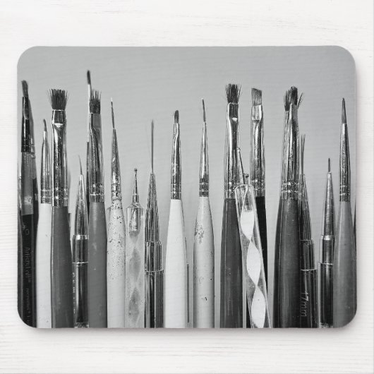 Nail Art Brush Collection Mousepad (Vorne)