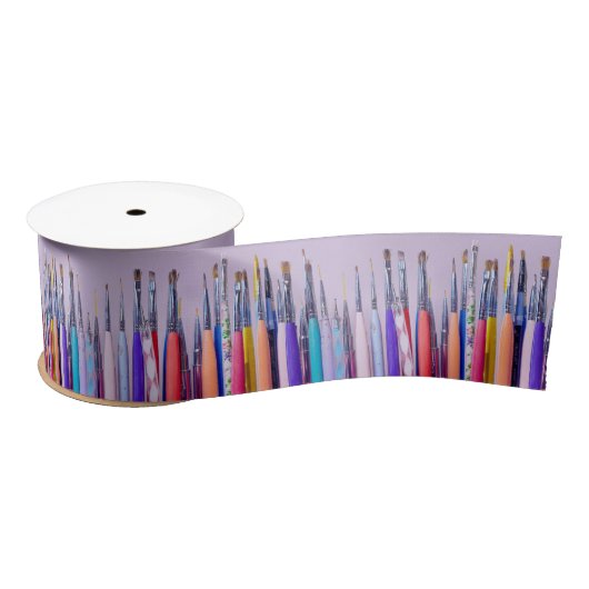 Nail Art Brush Collection Satinband (Spule)