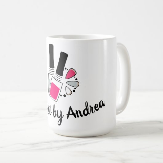 Nail Art Design Kaffeetasse (VorderseiteRechts)