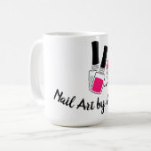 Nail Art Design Kaffeetasse (Vorderseite Links)