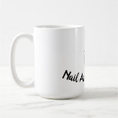 Nail Art Design Kaffeetasse (Links)