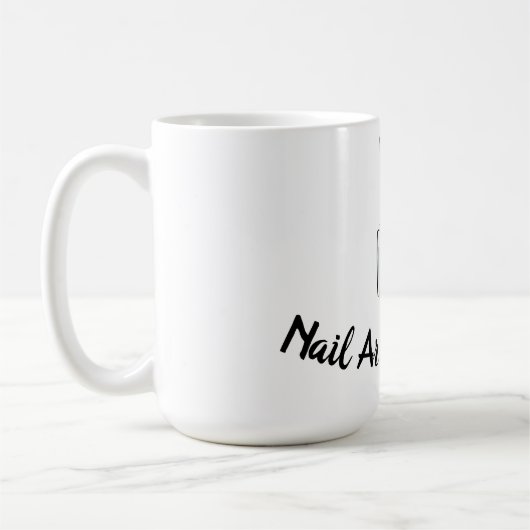 Nail Art Design Kaffeetasse (Links)