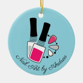 Nail Art Design Keramik Ornament