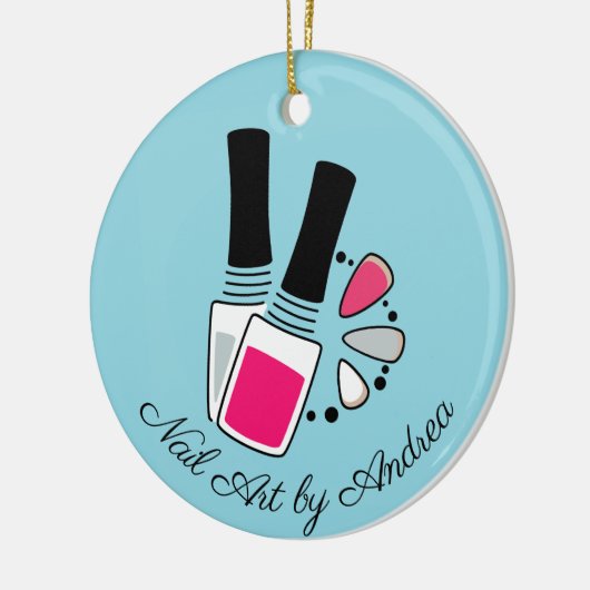 Nail Art Design Keramik Ornament (Links)