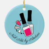 Nail Art Design Keramik Ornament (Hinten)