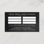 Nail Art Mandala - Perle und Marmor aus Rose Visitenkarte (Rückseite)