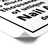 Nail Art Poster (Ecke)