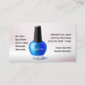 Nail Art Techniker - Orchid Nail Polnisch Visitenkarte (Rückseite)