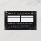 Nail Artist - Aquarellkunst mit Ernennung Visitenkarte (Rückseite)