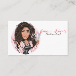 Nail Artist Business Card Visitenkarte