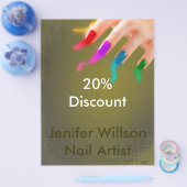 Nail Artist Discount Flyer (Einzeln)