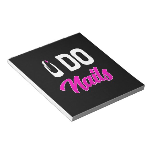 Nail Artist Do Nails Notizblock (angewinkelt)