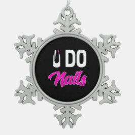Nail Artist Do Nails Schneeflocken Zinn-Ornament
