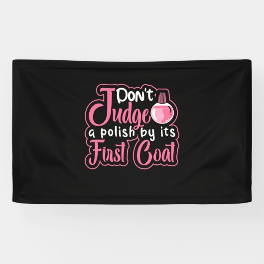 Nail Artist First Coat Banner (Horizontal)