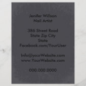 Nail Artist Flyer (Hinten)