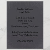 Nail Artist Flyer (Hinten)