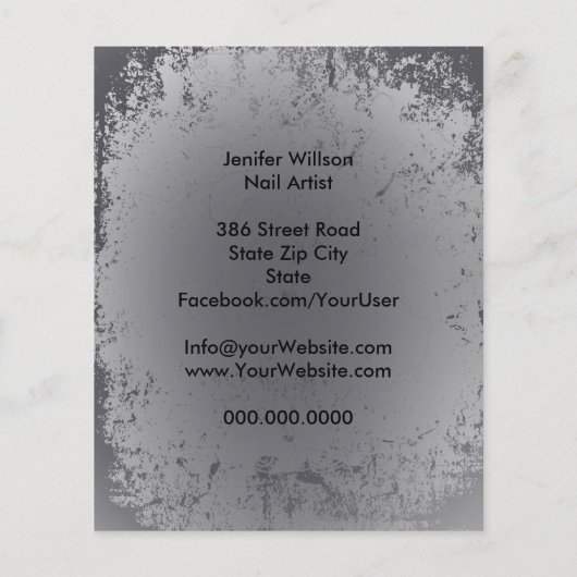 Nail Artist Flyer (Hinten)
