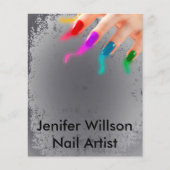 Nail Artist Flyer (Vorne)