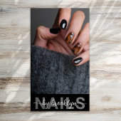 Nail Artist Foto QR Code Visitenkarte