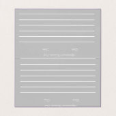 Nail Artist Glow Skript Handgezeichnete Ernennung Visitenkarten (Innenseite Aufgefaltet)