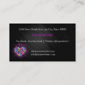 Nail Artist/Heart of Nail Polish Visitenkarte (Rückseite)