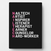 Nail Artist Inspirer Fotoplatte (Vorderseite)