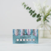 NAIL ARTIST Loyalty Business Card Terminkarte (Stehend Vorderseite)
