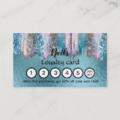 NAIL ARTIST Loyalty Business Card Terminkarte (Vorderseite)