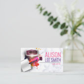 Nail Artist / Manicure Visitenkarte (Stehend Vorderseite)