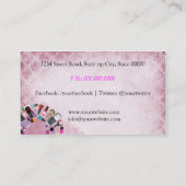 Nail Artist/Nail Polish circle Visitenkarte (Rückseite)