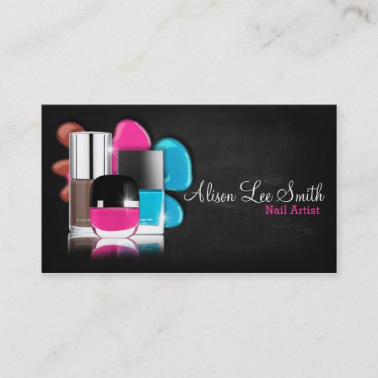 Nail Artist/Nail Polish Visitenkarte (Vorderseite)