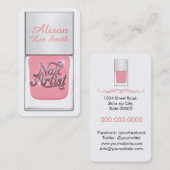 Nail Artist/Nail Polish Visitenkarte (Vorne/Hinten)