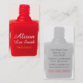 Nail Artist/Nail Polish Visitenkarte (Vorne/Hinten)