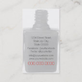 Nail Artist/Nail Polish Visitenkarte (Rückseite)