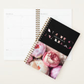 Nail Artist Salon Floral Black Pink Manicurist Planer (Anzeige)