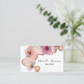 Nail Artist Salon Polnisch Moderne Visitenkarte (Stehend Vorderseite)