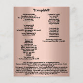 Nail Artist Studio Tropfen Rose Wax Epilation Prei Flyer (Hinten)