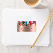 Nail Artist Studio Tropfen Rose Wax Epilation Skin Adressaufkleber (Insitu)