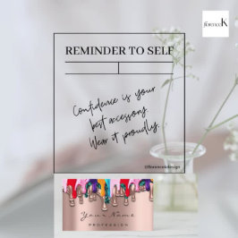 Nail Artist Studio Tropfen Rose Wax Epilation Visitenkarte