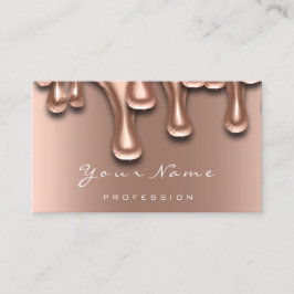 Nail Artist Studio Tropfens Rose Moderne Visitenkarte