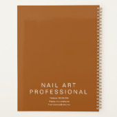 Nail Artist Tattoo Hand Art Terminplaner Planer (Rückseite)