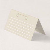 Nail Artist Tattoo Hand Illustration Visitenkarten (Rückseite)