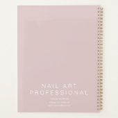 Nail Artist Tattoo Hand Terminplaner Planer (Rückseite)