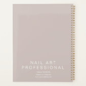 Nail Artist Tattoo Hand Verabredung Blush Planer (Rückseite)