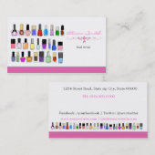 Nail artist visitenkarte (Vorne/Hinten)