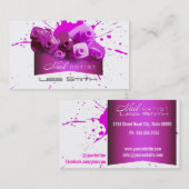 Nail Artist Visitenkarte (Vorne/Hinten)