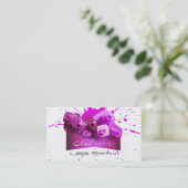 Nail Artist Visitenkarte (Stehend Vorderseite)