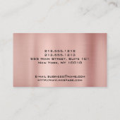 NAIL ARTIST-Visitenkarte Terminkarte (Rückseite)